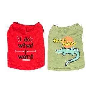 Youly Dog T-Shirts, XS (set of two)